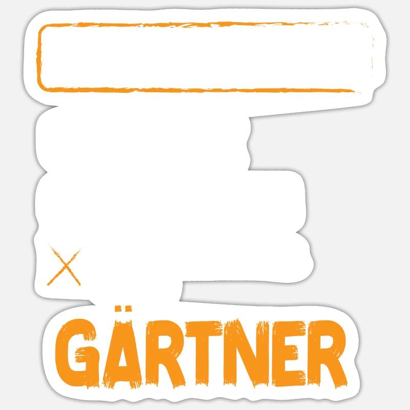 Statut de la relation jardinier Sticker taille S (10 x 10 cm)