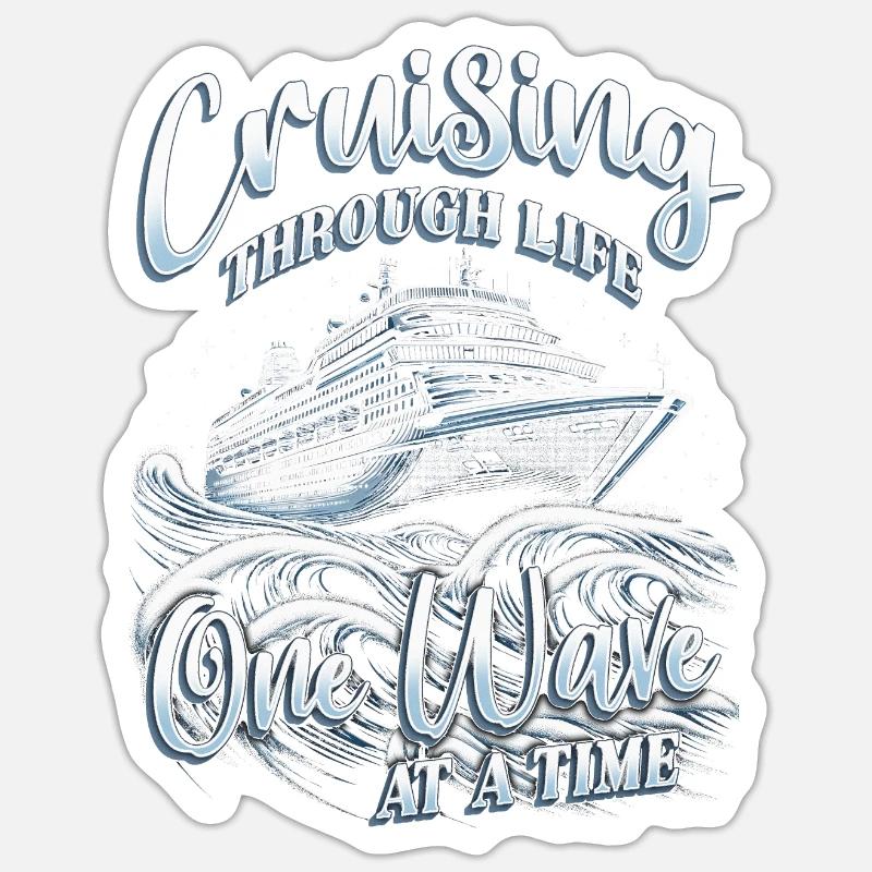 Cruise Crusader Crusader - Sticker size S (10 x 10 cm) - white matte