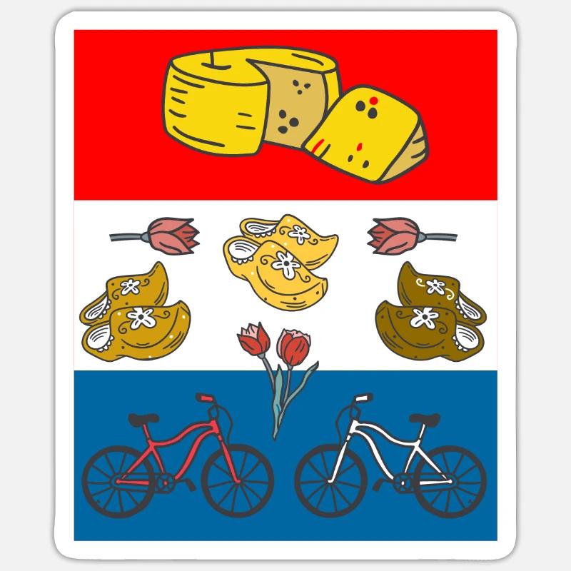 Pays-Bas Sticker taille S (10 x 10 cm)