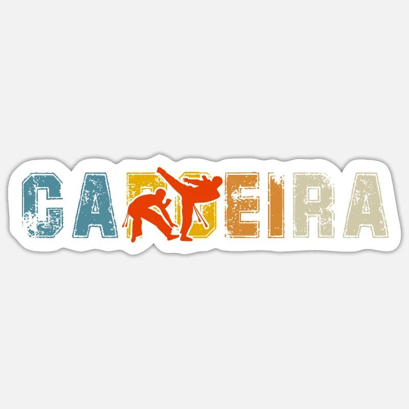 Capoeira - Sticker size S (10 x 10 cm) - white matte