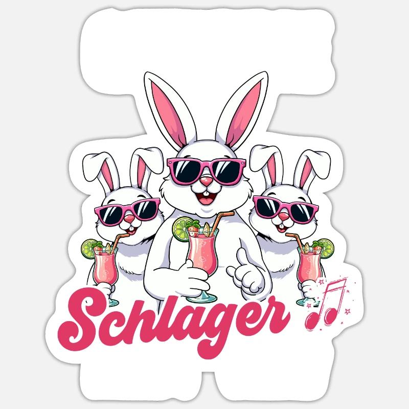 Hit - Sticker size S (10 x 10 cm) - white matte