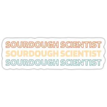 Sourdough bread - Sticker size S (10 x 10 cm) - white matte - Front