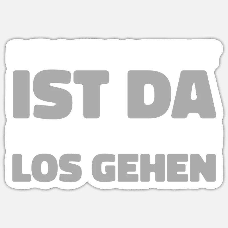 Schwarzer Humor - Sticker Größe S (10 x 10 cm) - Mattweiß