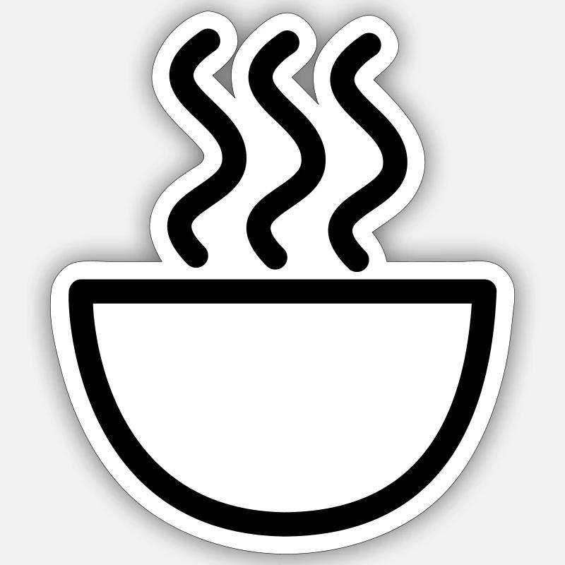 Kaffee Sticker Größe S (10 x 10 cm)