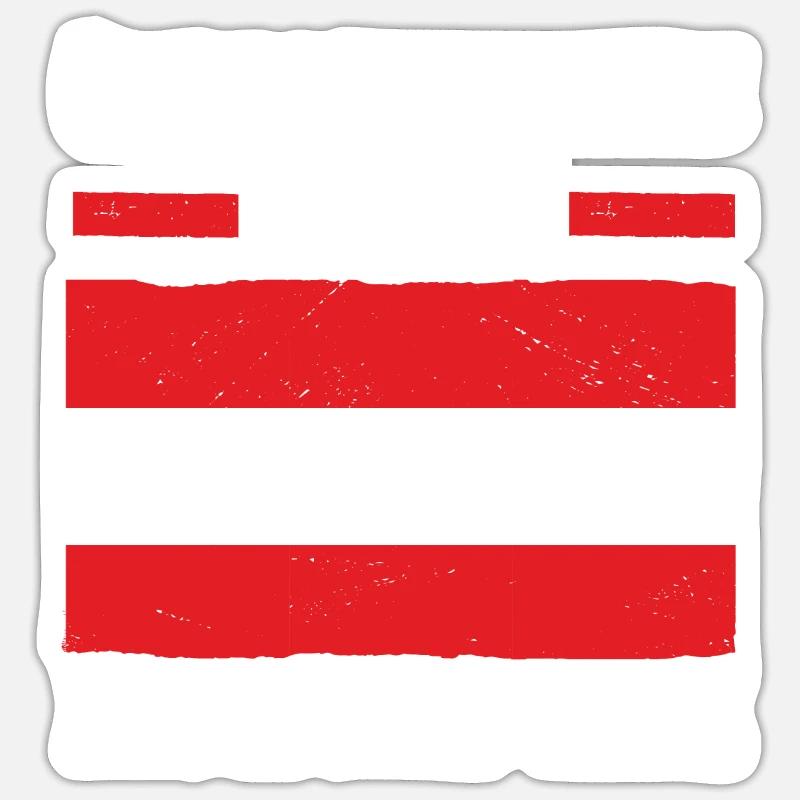 Austrian German Austria - Sticker size S (10 x 10 cm) - white matte