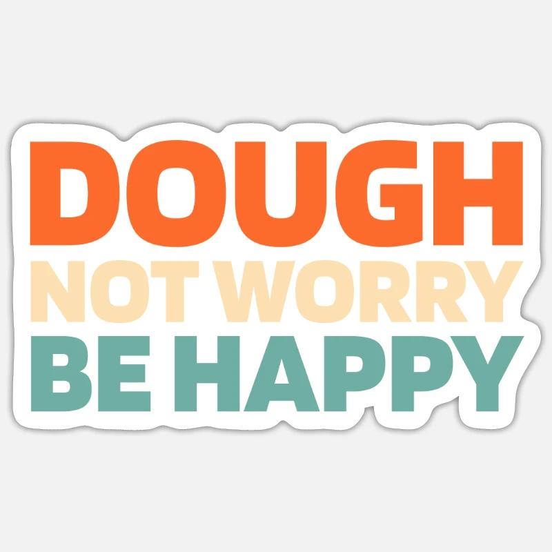 Sourdough bread - Sticker size S (10 x 10 cm) - white matte