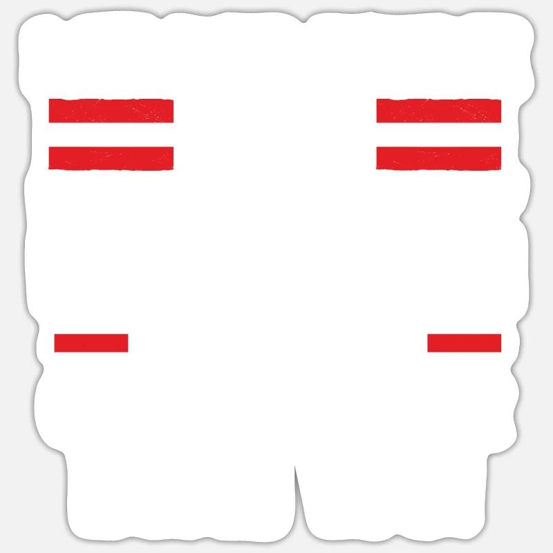 Austrians Austria - Sticker size S (10 x 10 cm) - white matte