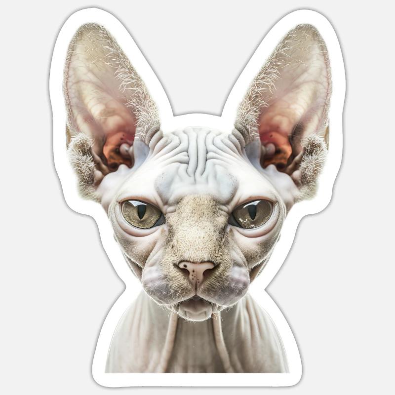 Sphinx - Sticker size S (10 x 10 cm) - white matte