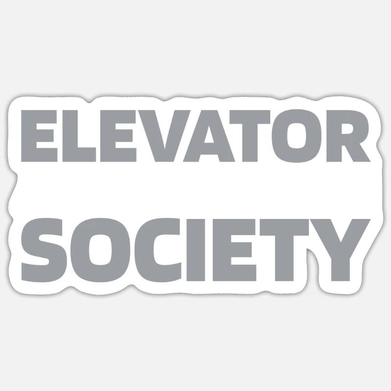 Elevator Elevator Sticker size S (10 x 10 cm)