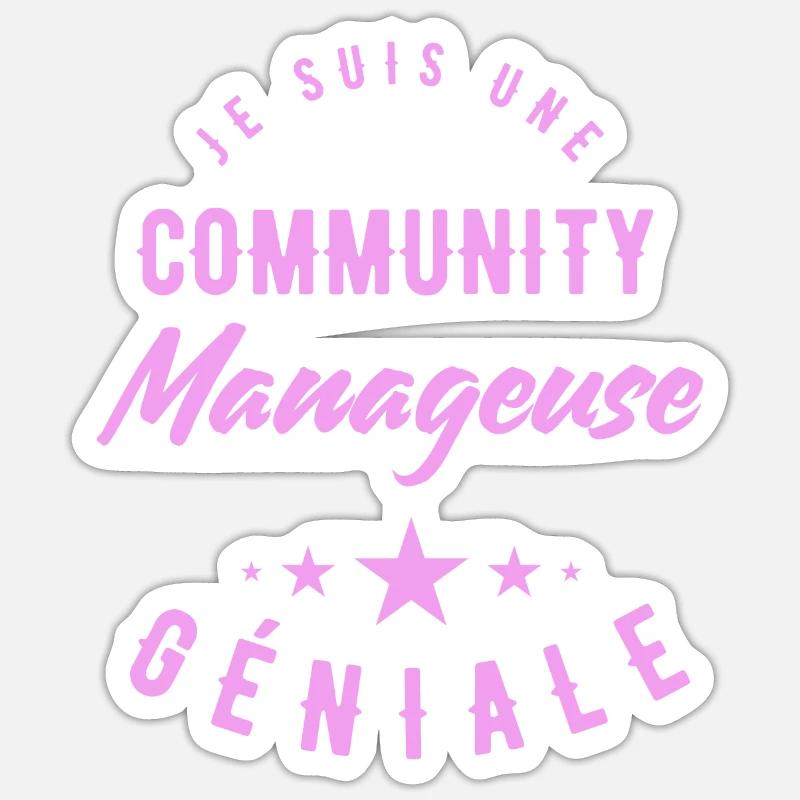 Administration af fællesskab Sticker størrelse S (10 x 10 cm)