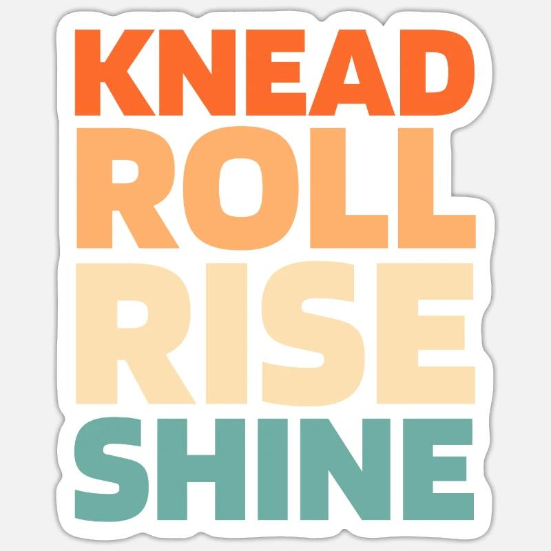 Sourdough bread - Sticker size S (10 x 10 cm) - white matte