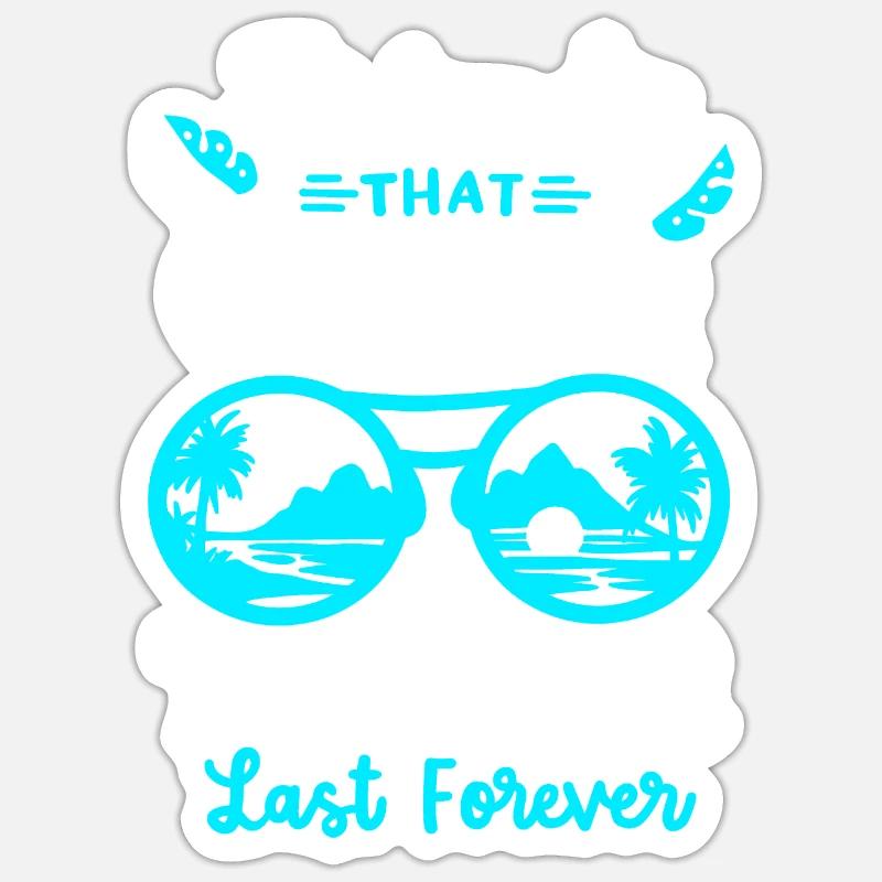 Freunde Kreuzfahrt Urlaub - Sticker Größe S (10 x 10 cm) - Mattweiß