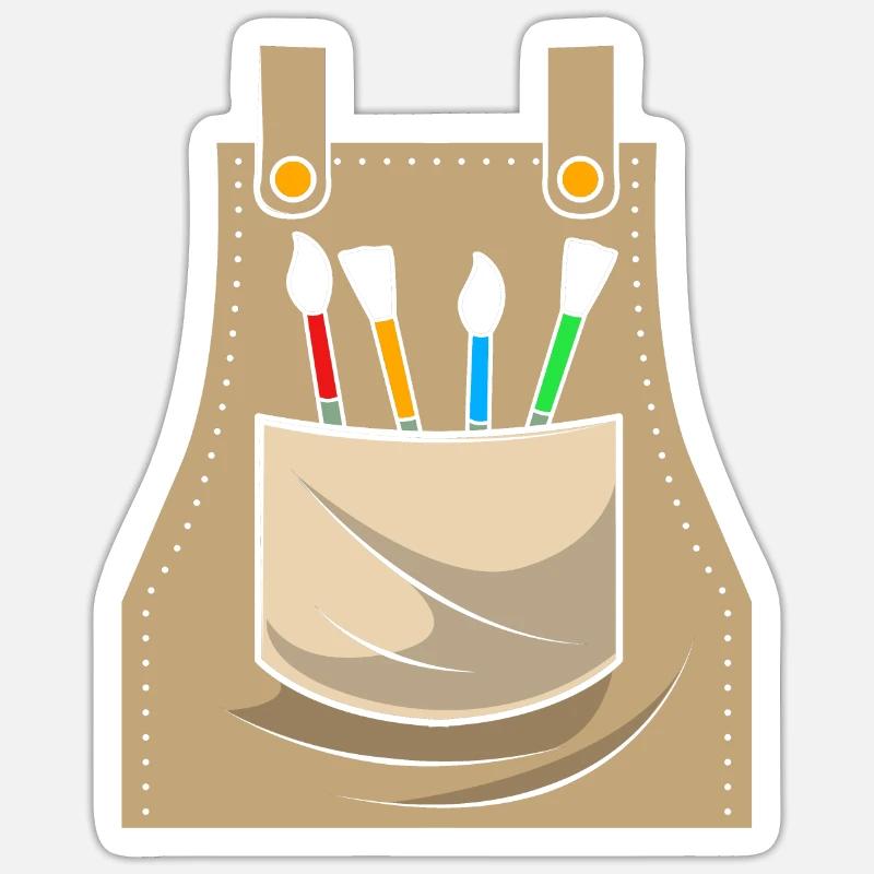 Painter Sticker size S (10 x 10 cm)