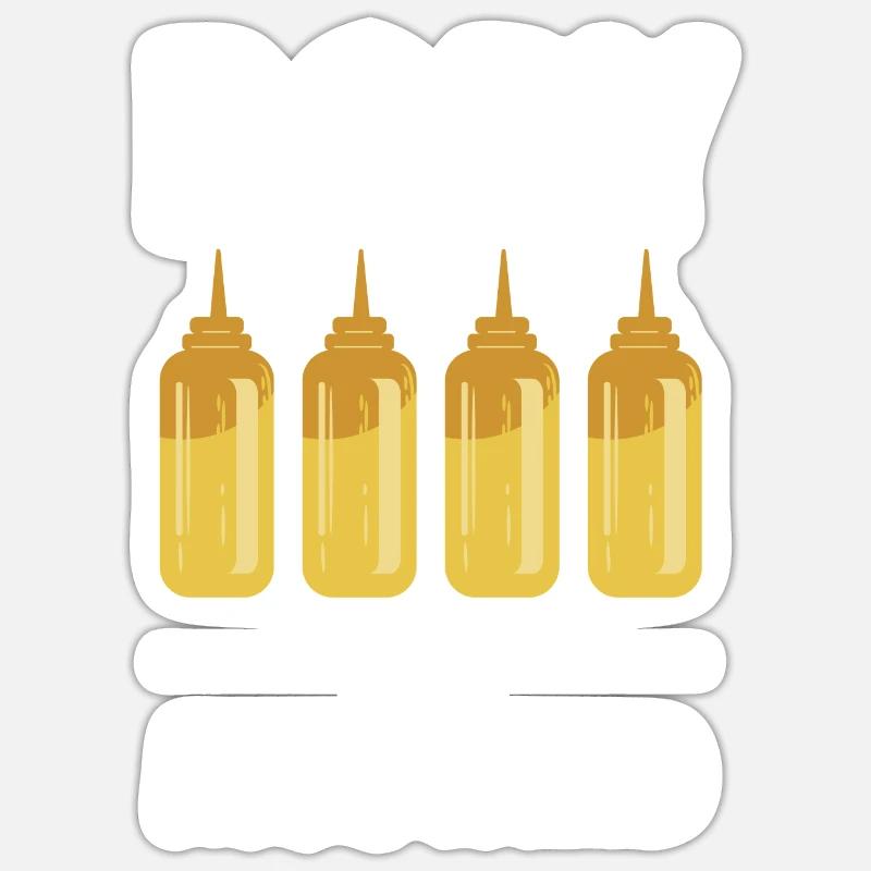 Senf Moutarde Sticker taille S (10 x 10 cm)