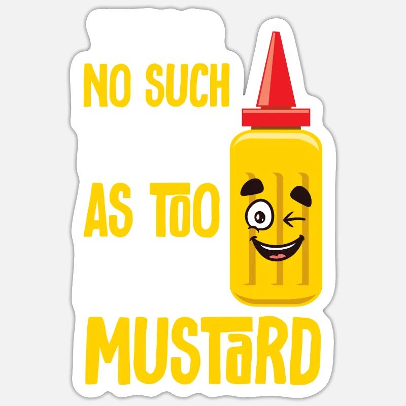 Senf Moutarde Sticker taille S (10 x 10 cm)