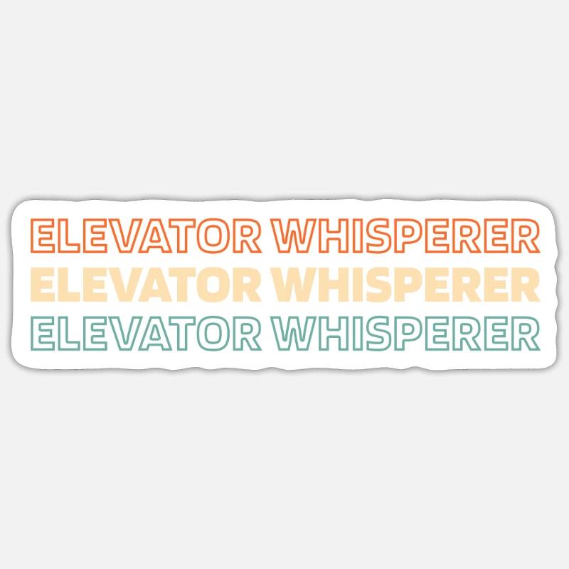 Elevator Elevator Sticker size S (10 x 10 cm)