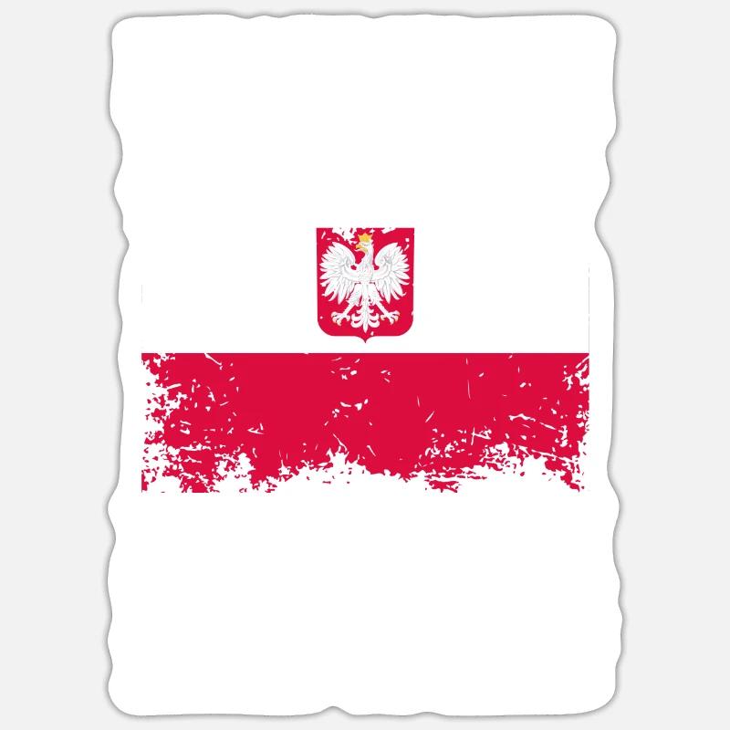 Pole Polnisch Polen Sticker Größe S (10 x 10 cm)