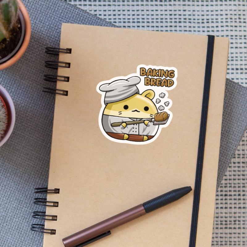 Baking Bread Bread Dough Bread Maker Bread Queen Sticker size S (10 x 10 cm)