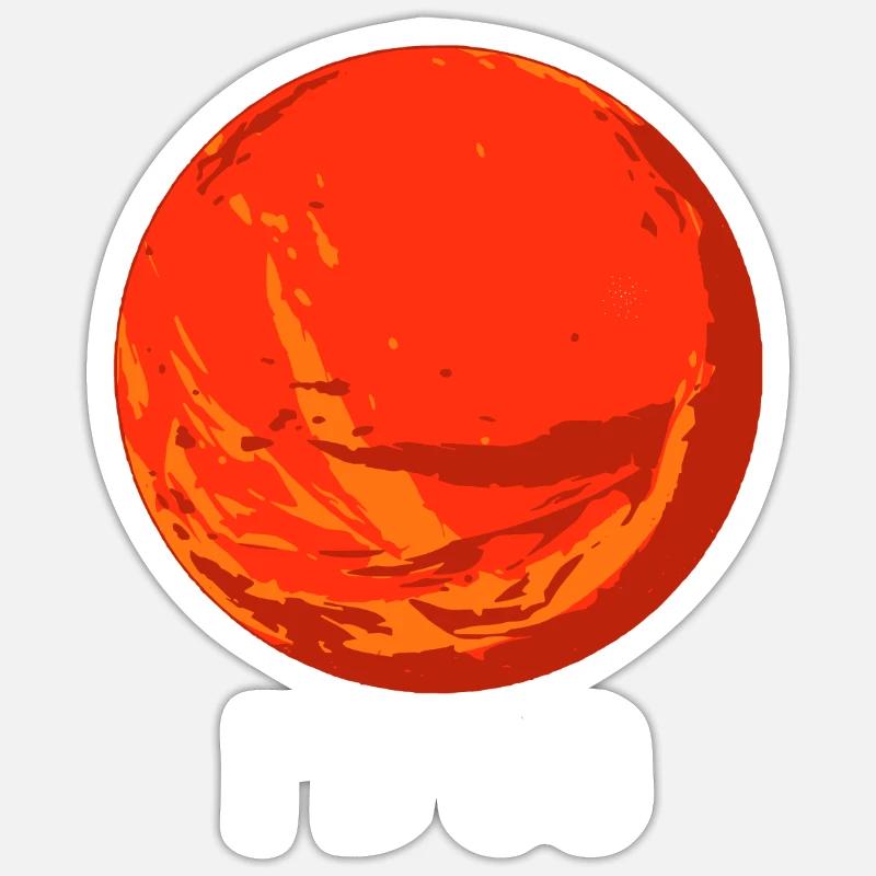 Solar System Universe Sticker size S (10 x 10 cm)