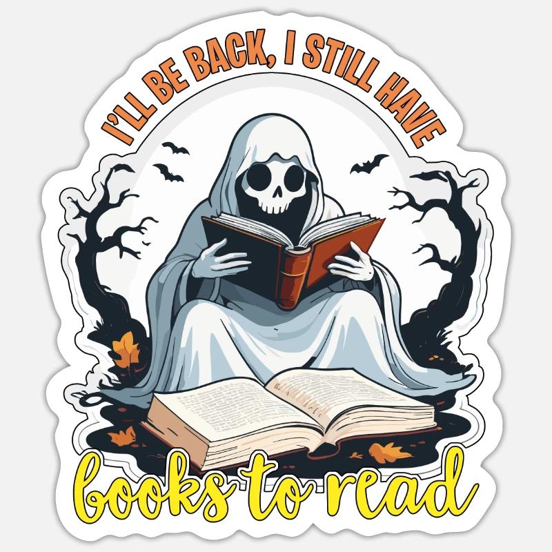 Book Editor I'll Be Back I Still Journalist Editor Sticker size S (10 x 10 cm)