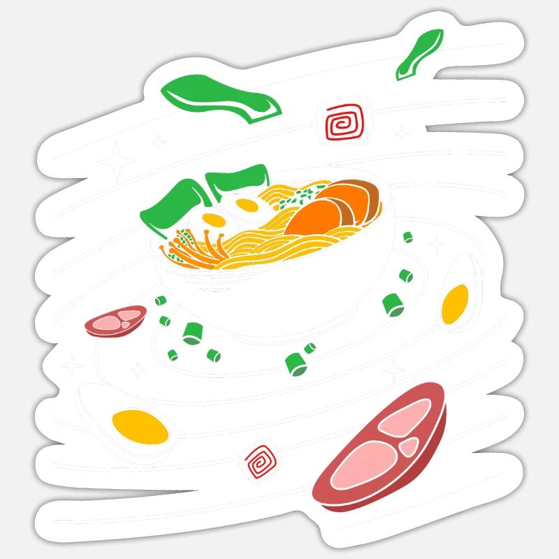 Univers Système Solaire - Sticker taille S (10 x 10 cm) - blanc mat