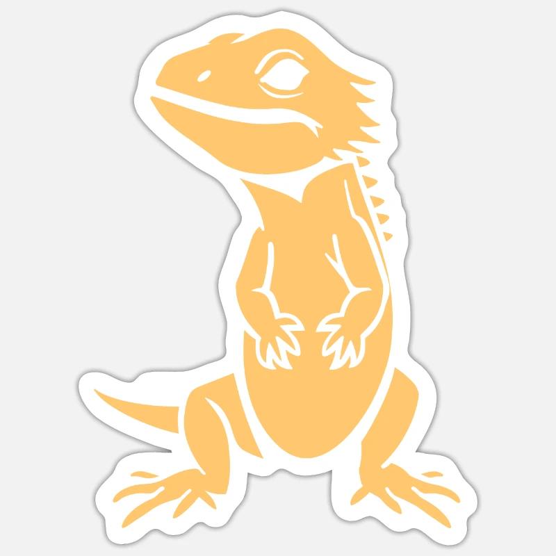 Bartagame Sticker Größe S (10 x 10 cm)