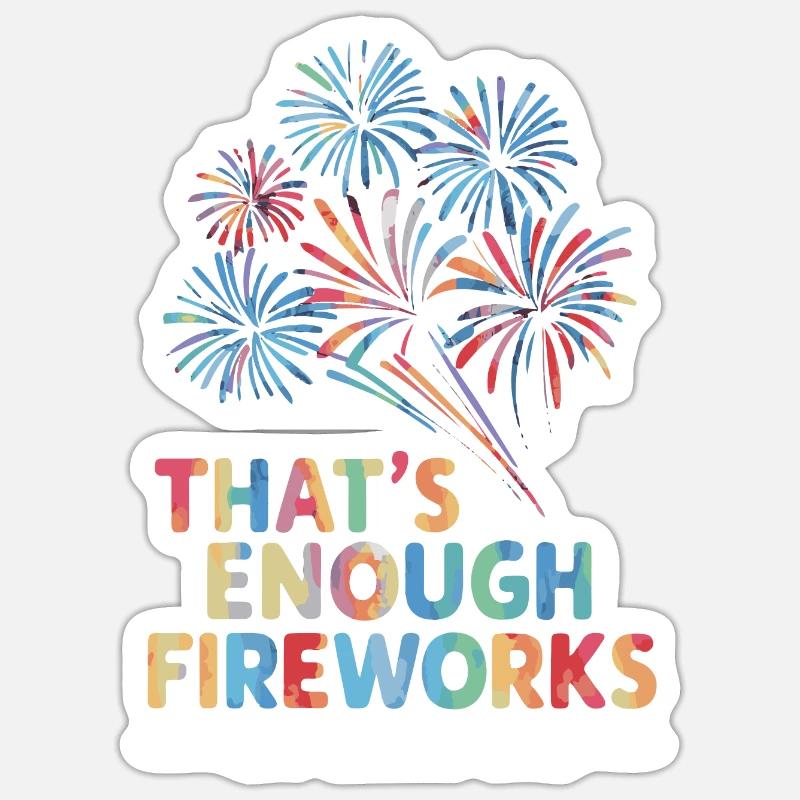 Pyrotechnie Feux d’artifice Pyrotechnie - Sticker taille S (10 x 10 cm) - blanc mat