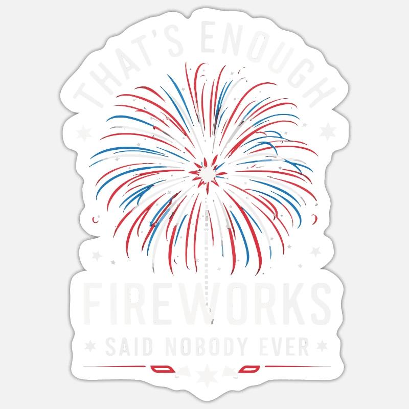 Pyrotechnics Fireworks Pyrotechnics Sticker size S (10 x 10 cm)