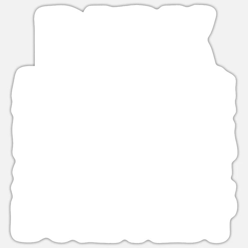 First name Dirk - Sticker size S (10 x 10 cm) - white matte