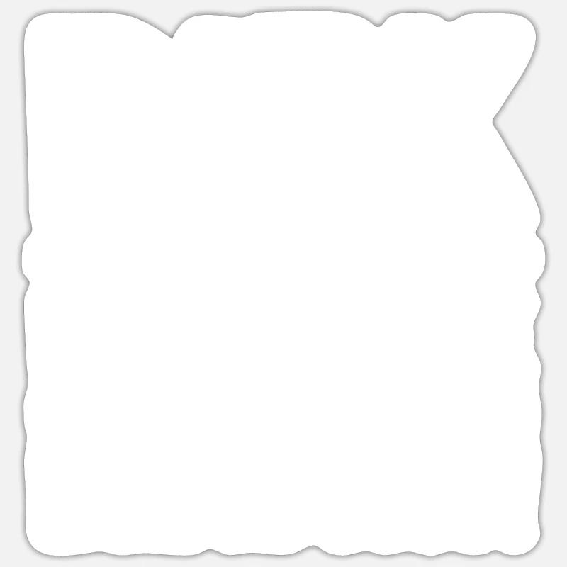 First name Dirk - Sticker size S (10 x 10 cm) - white matte