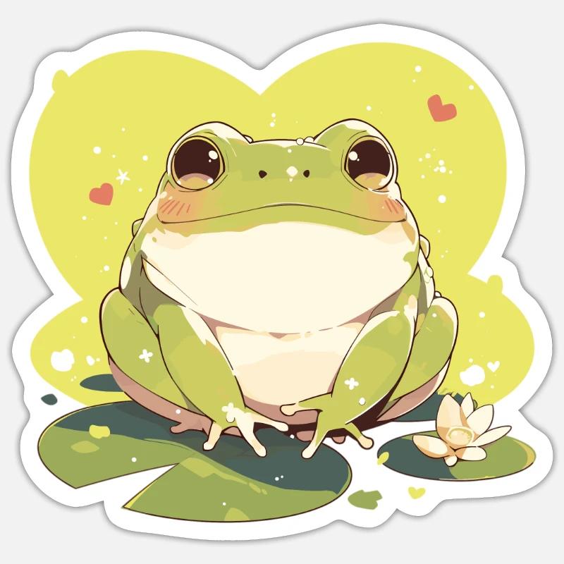 Toad Toads Toad - Sticker size S (10 x 10 cm) - white matte