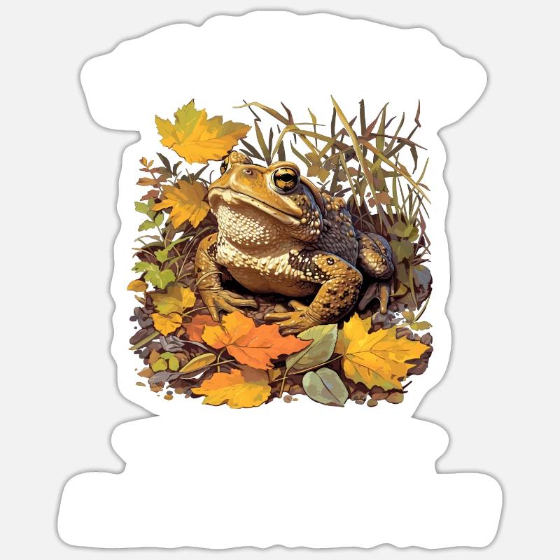 Toad Kröten Kröte Sticker Größe S (10 x 10 cm)