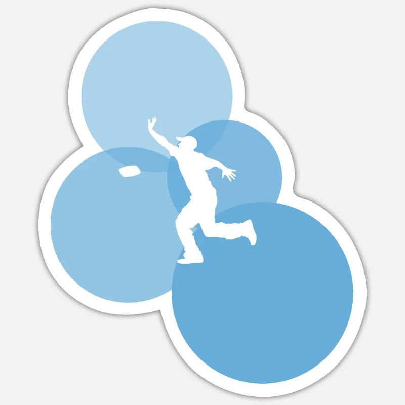 Turnier Cornhole Säckchen Sticker Größe S (10 x 10 cm)