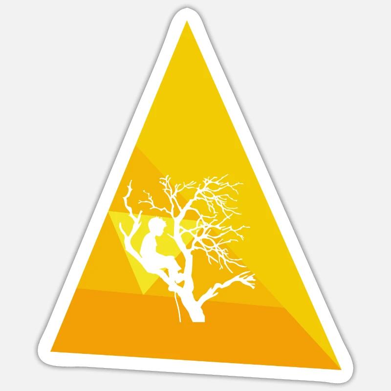 Klettern Ausrüstung - Sticker Größe S (10 x 10 cm) - Mattweiß