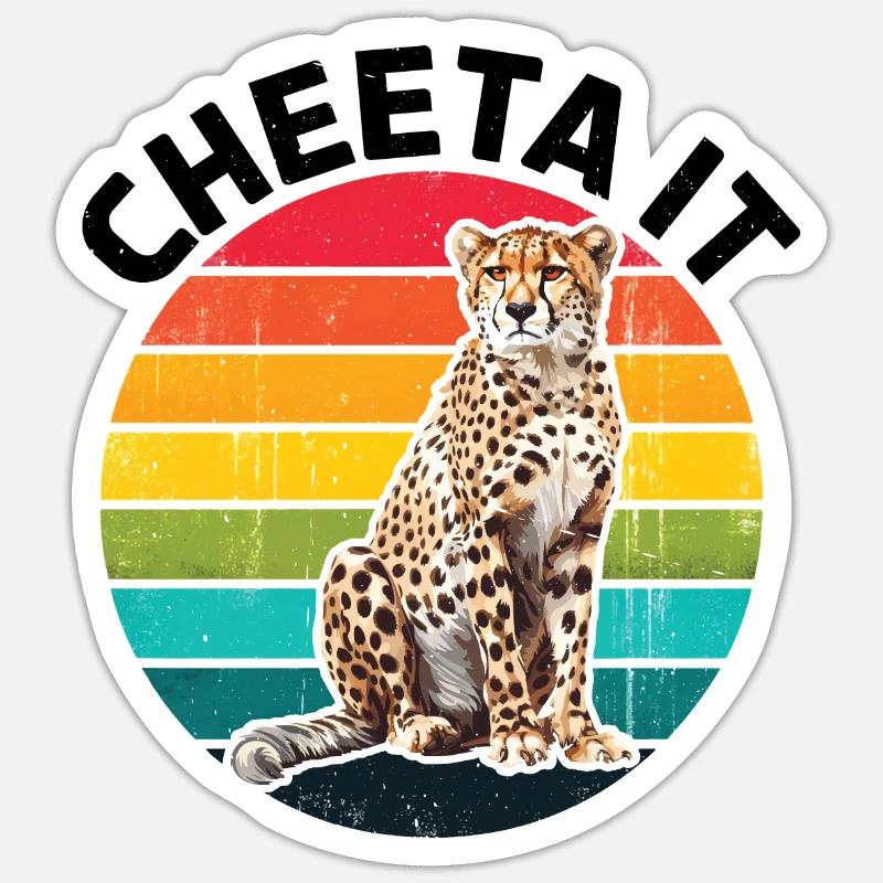 Cheeta It Sticker taille S (10 x 10 cm)