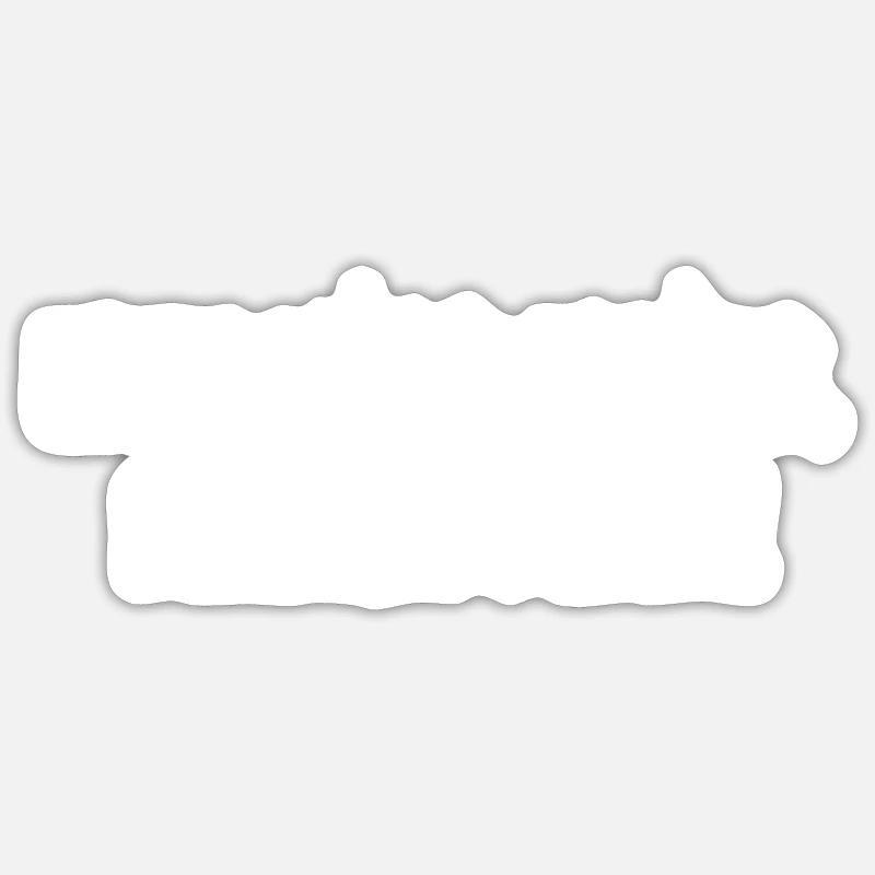 Hiking - Exploring trails, finding peace Sticker size S (10 x 10 cm)