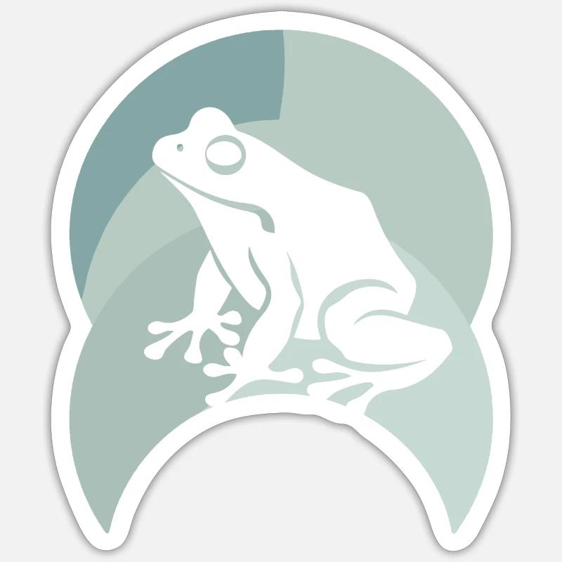 Frosch Lurch Sticker Größe S (10 x 10 cm)