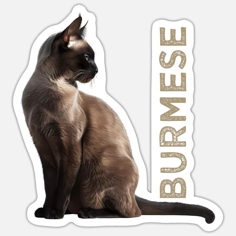Birman Sticker taille S (10 x 10 cm)