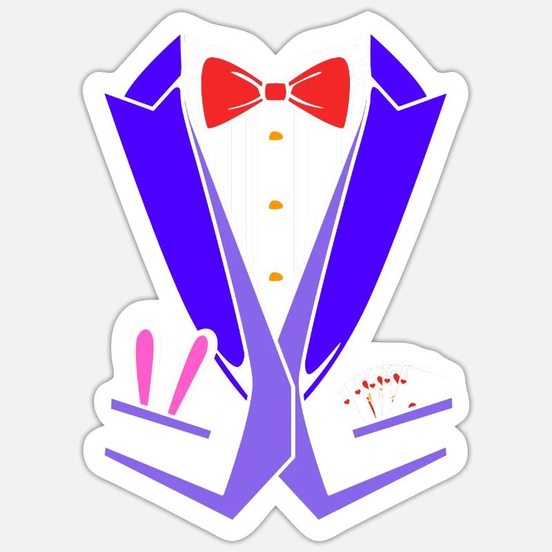 Zauberer Sticker Größe S (10 x 10 cm)