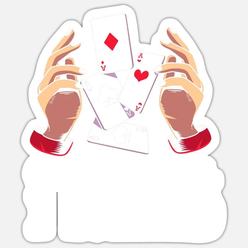 wizard magic magician Sticker size S (10 x 10 cm)