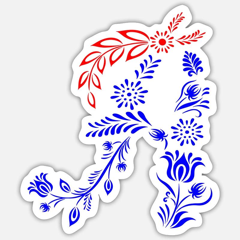 Lettre A, initiale Sticker taille S (10 x 10 cm)