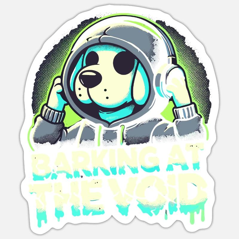 Emo chien gothique chien amant emo mode gothique style gothique Sticker taille S (10 x 10 cm)