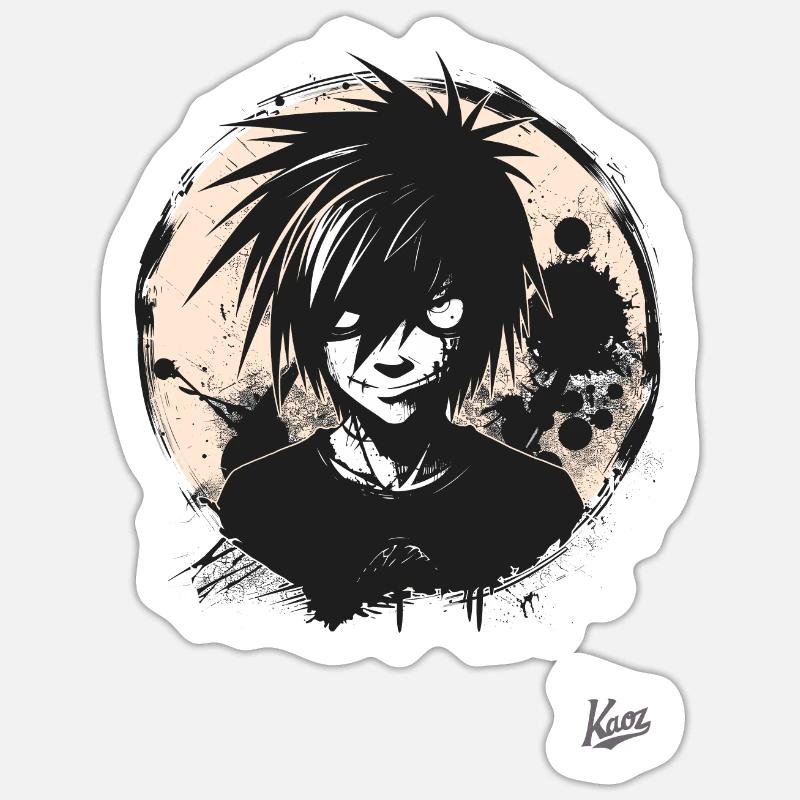 Emo Core : Mauvais garçon, mauvais garçon Sticker taille S (10 x 10 cm)