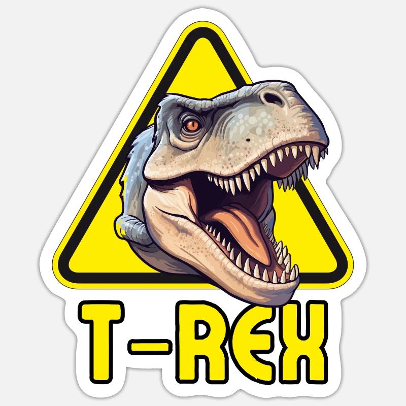 T-REX! Sticker size S (10 x 10 cm)