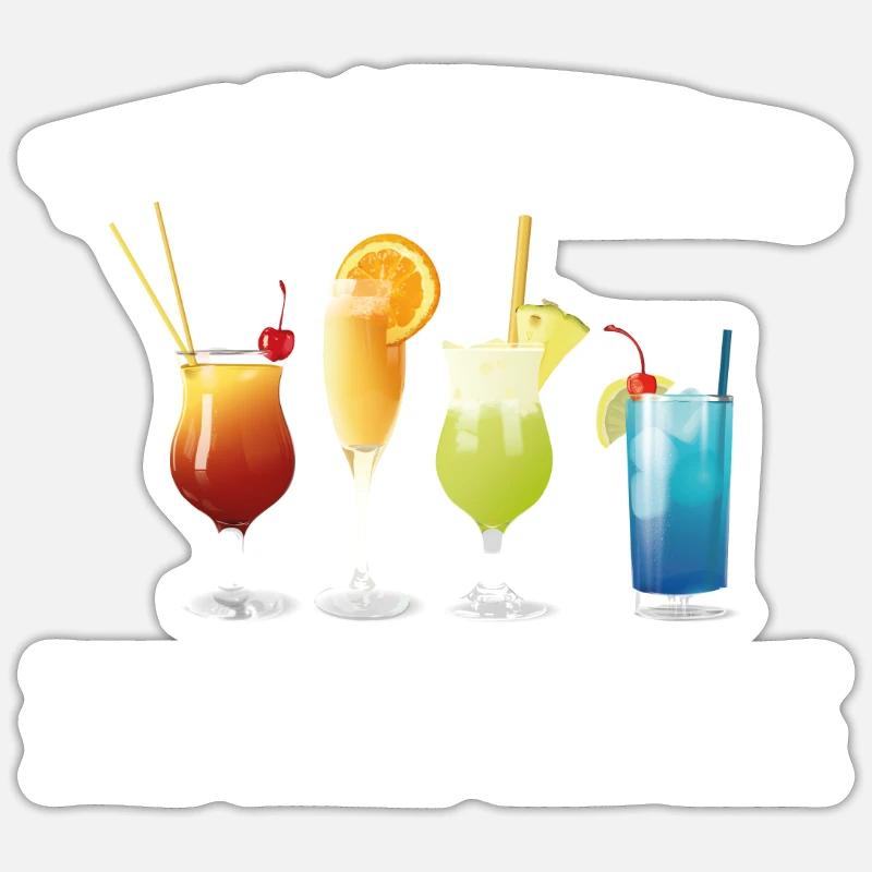 Bartender Mixologist The Bartender - Sticker size S (10 x 10 cm) - white matte