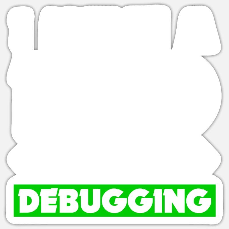 Programmierer Informatiker Computer Nerd Geschenk Sticker Größe S (10 x 10 cm)