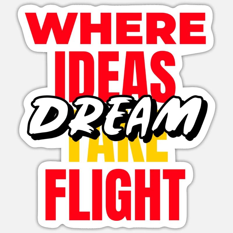 T-Shirt-Design-Generator mit lebendigen - Sticker Größe S (10 x 10 cm) - Mattweiß