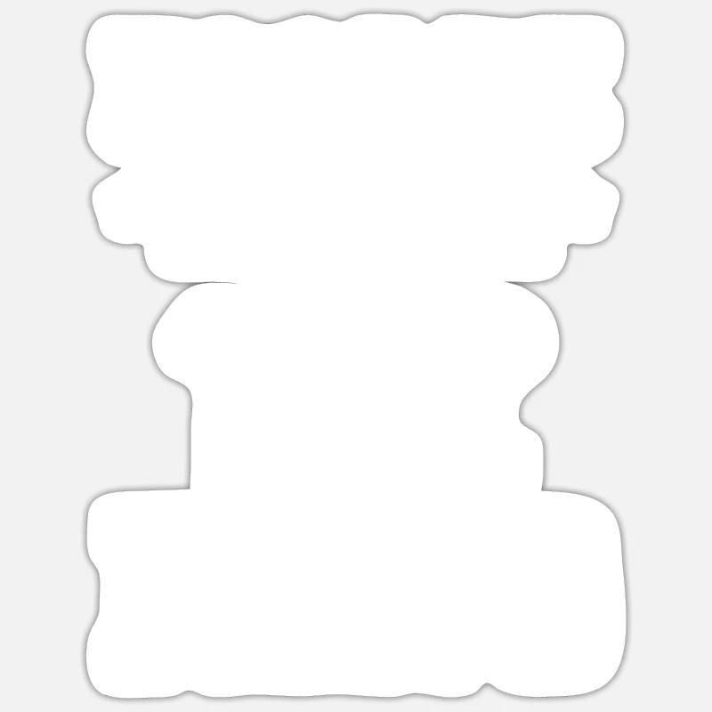 Salle d’évasion - Sticker taille S (10 x 10 cm) - blanc mat
