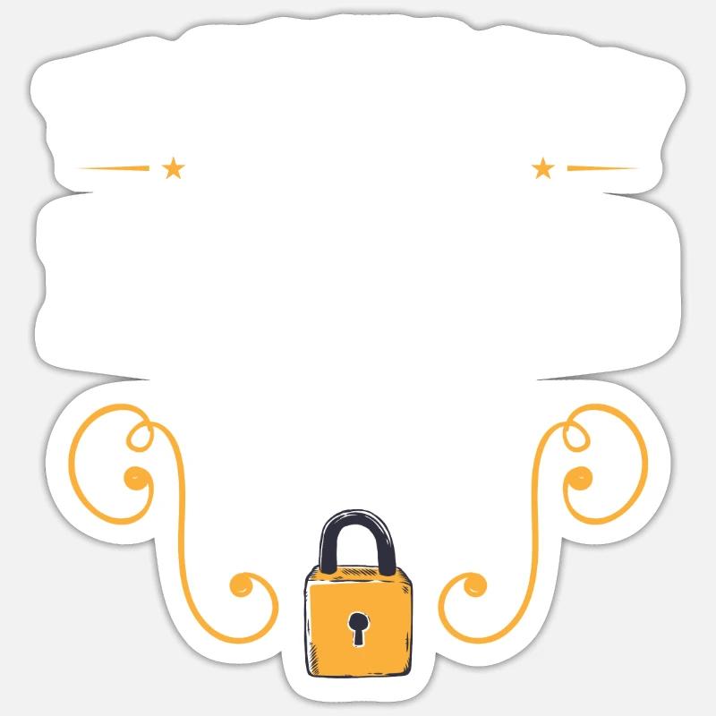 Salle d’évasion Sticker taille S (10 x 10 cm)