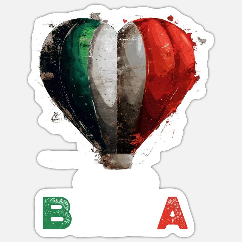 Ciao Bella - Sticker size S (10 x 10 cm) - white matte
